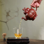 SILINE Senior Master Handmade Yixing Zisha Clay Teapot -570ml,Zhuni 高工王卫明,龙凤呈祥