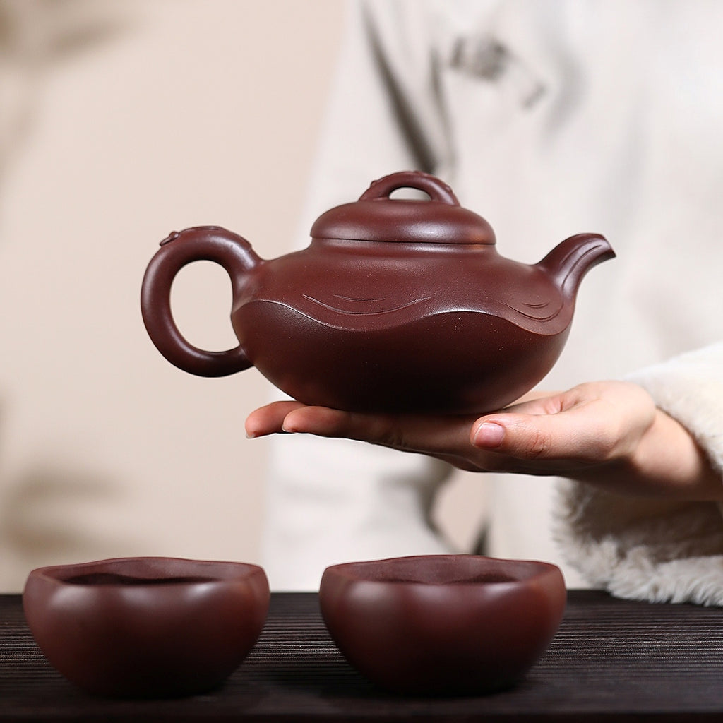 SILINE Senior Master Handmade Yixing Zisha Clay Teapot -570ml,Zini 高工王卫明,上善若水