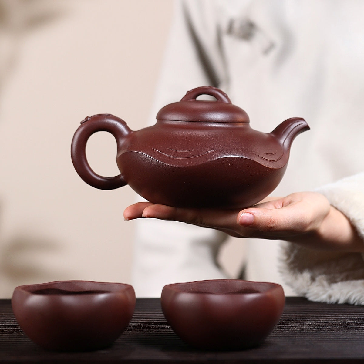 SILINE Senior Master Handmade Yixing Zisha Clay Teapot -570ml,Zini 高工王卫明,上善若水