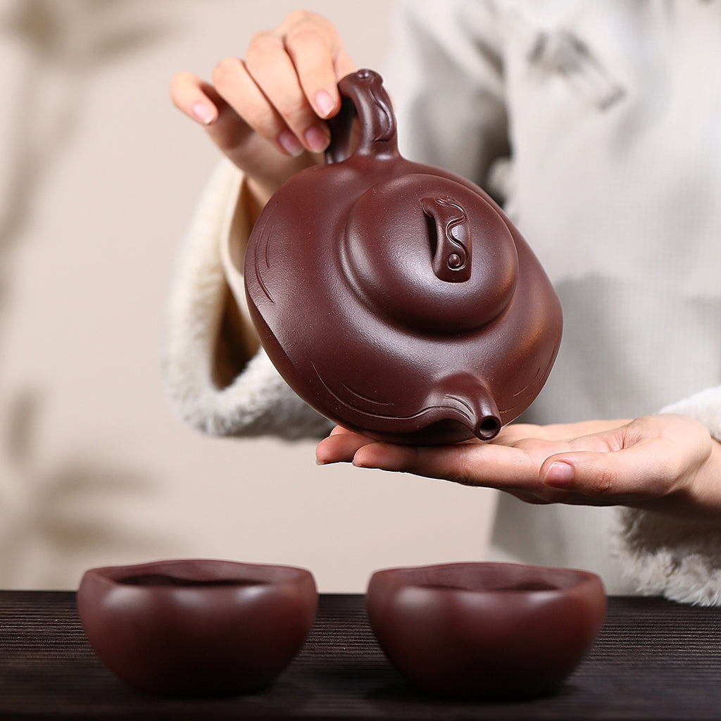 SILINE Senior Master Handmade Yixing Zisha Clay Teapot -570ml,Zini 高工王卫明,上善若水