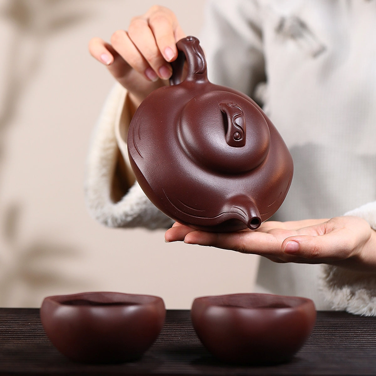 SILINE Senior Master Handmade Yixing Zisha Clay Teapot -570ml,Zini 高工王卫明,上善若水