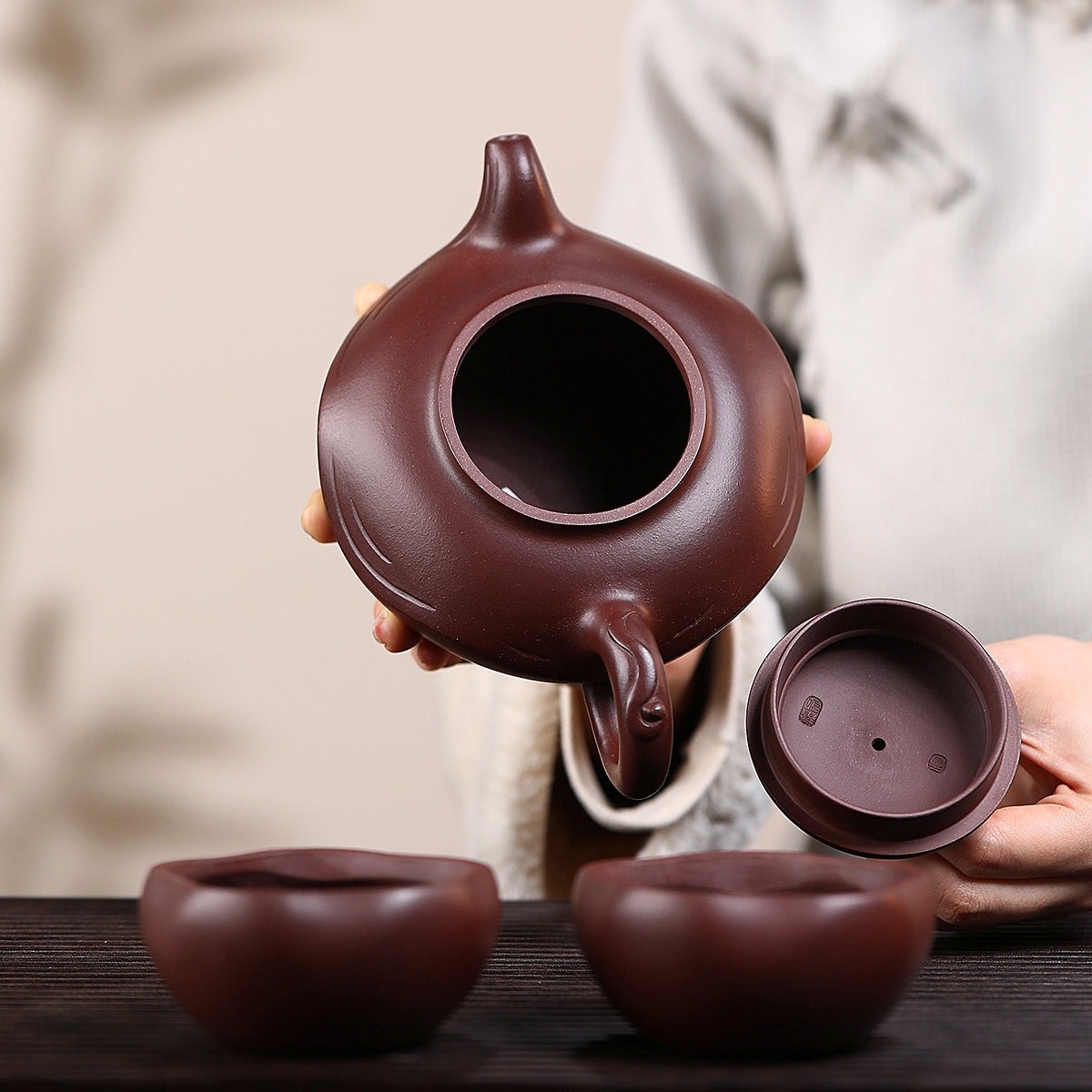 SILINE Senior Master Handmade Yixing Zisha Clay Teapot -570ml,Zini 高工王卫明,上善若水