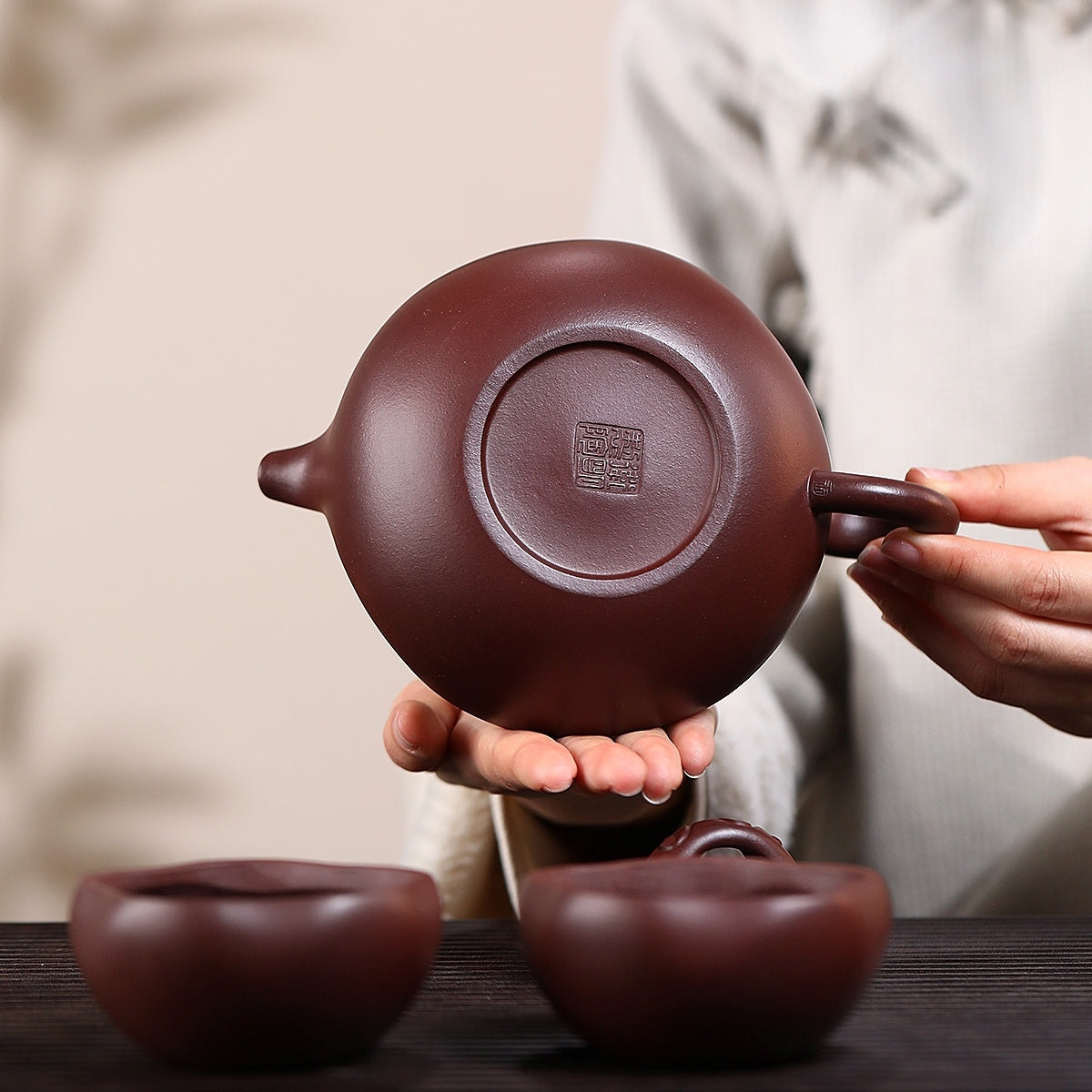 SILINE Senior Master Handmade Yixing Zisha Clay Teapot -570ml,Zini 高工王卫明,上善若水