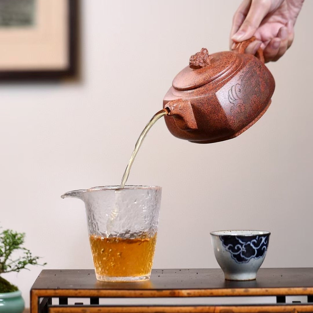 SILINE Senior Master Handmade Yixing Zisha Clay Teapot -520ml,Duanni 高工王卫明,四方金蟾