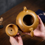 SILINE Senior Master Handmade Yixing Zisha Clay Teapot -560ml,Duanni 高工王卫明,半月