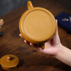 SILINE Senior Master Handmade Yixing Zisha Clay Teapot -560ml,Duanni 高工王卫明,半月