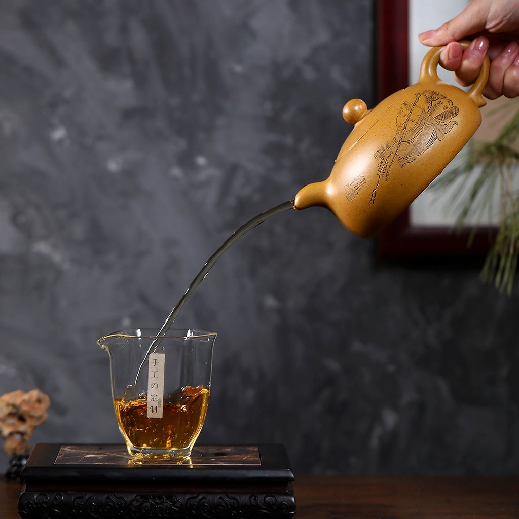 SILINE Senior Master Handmade Yixing Zisha Clay Teapot -560ml,Duanni 高工王卫明,半月