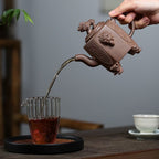 SILINE Master Handmade Yixing Zisha Clay Teapot -320ml,Zini 国工周丽华,威震八方