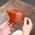 SILINE Master Handmade Yixing Zisha Clay Teapot -200ml,Zhuni 国工周丽华,雄风