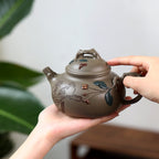 SILINE Professor Master Handmade Yixing Zisha Clay Teapot -500ml,Duanni 正高刘军,玉兰容天