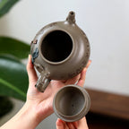 SILINE Professor Master Handmade Yixing Zisha Clay Teapot -500ml,Duanni 正高刘军,玉兰容天