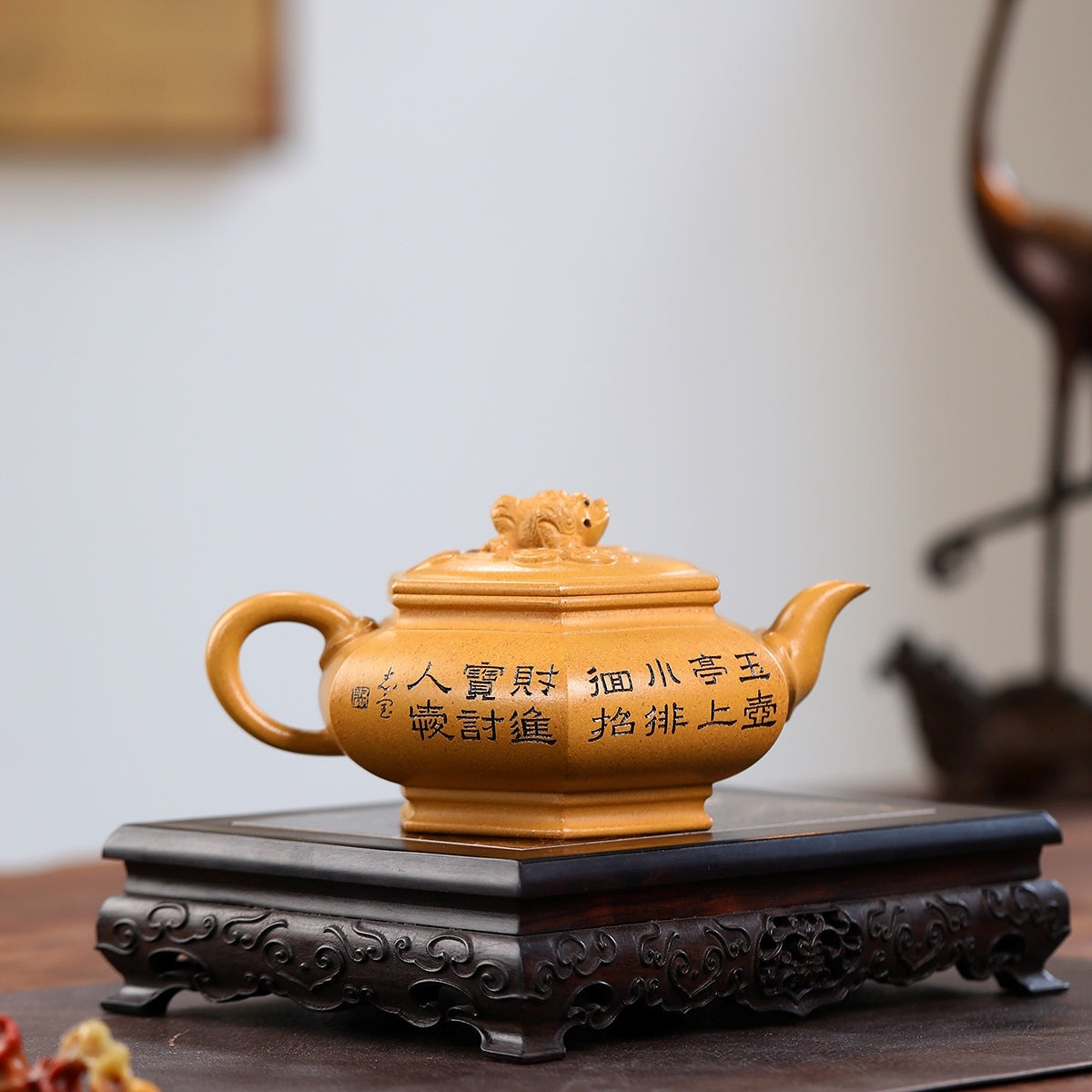SILINE Professor Master Handmade Yixing Zisha Clay Teapot -400ml,Duanni 正高刘军,金蟾纳福