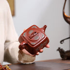 SILINE Professor Master Handmade Yixing Zisha Clay Teapot -370ml,Zini 正高刘军,龍吟