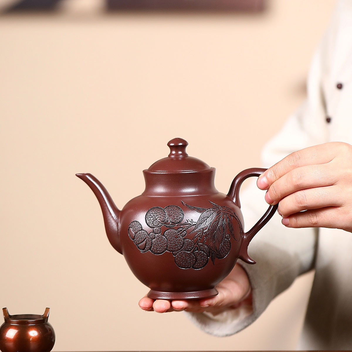 SILINE Master Handmade Yixing Zisha Clay Teapot -500ml,Zini 国工姚黎明,酒壶