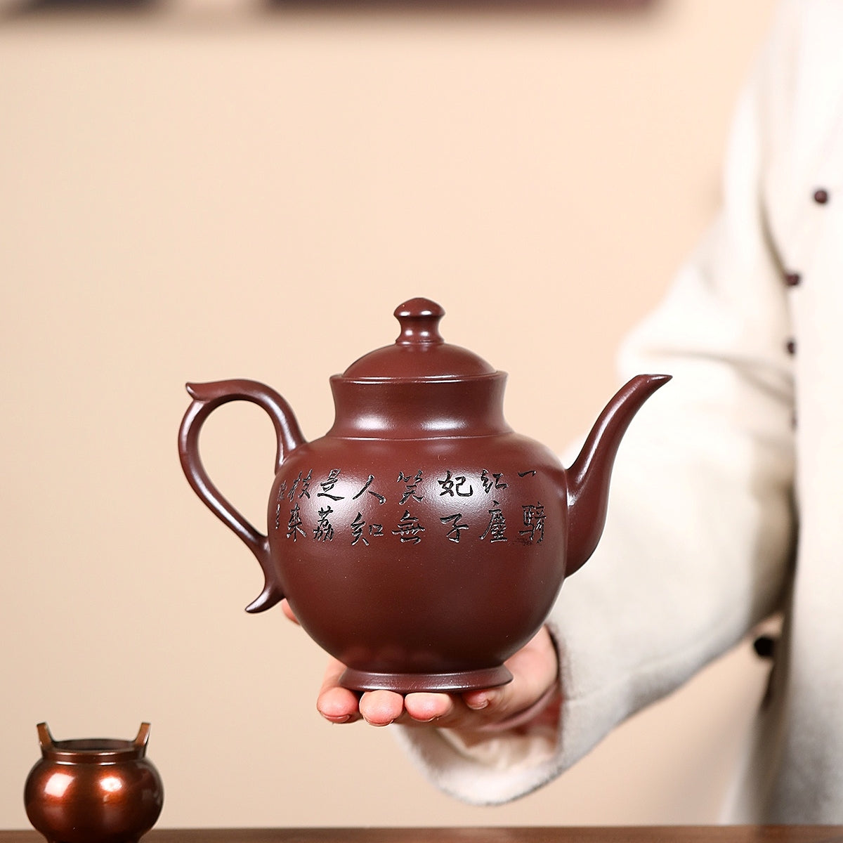 SILINE Master Handmade Yixing Zisha Clay Teapot -500ml,Zini 国工姚黎明,酒壶