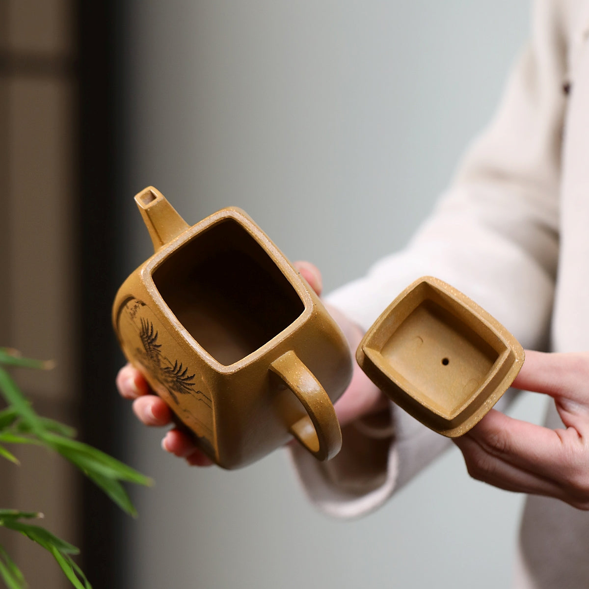 SILINE Senior Master Handmade Yixing Zisha Clay Teapot -440ml,Duanni 高工王卫明,汉方