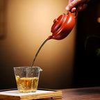 SILINE Master Handmade Yixing Zisha Clay Teapot -250ml,Zhuni  国工吴伟明,扁腹