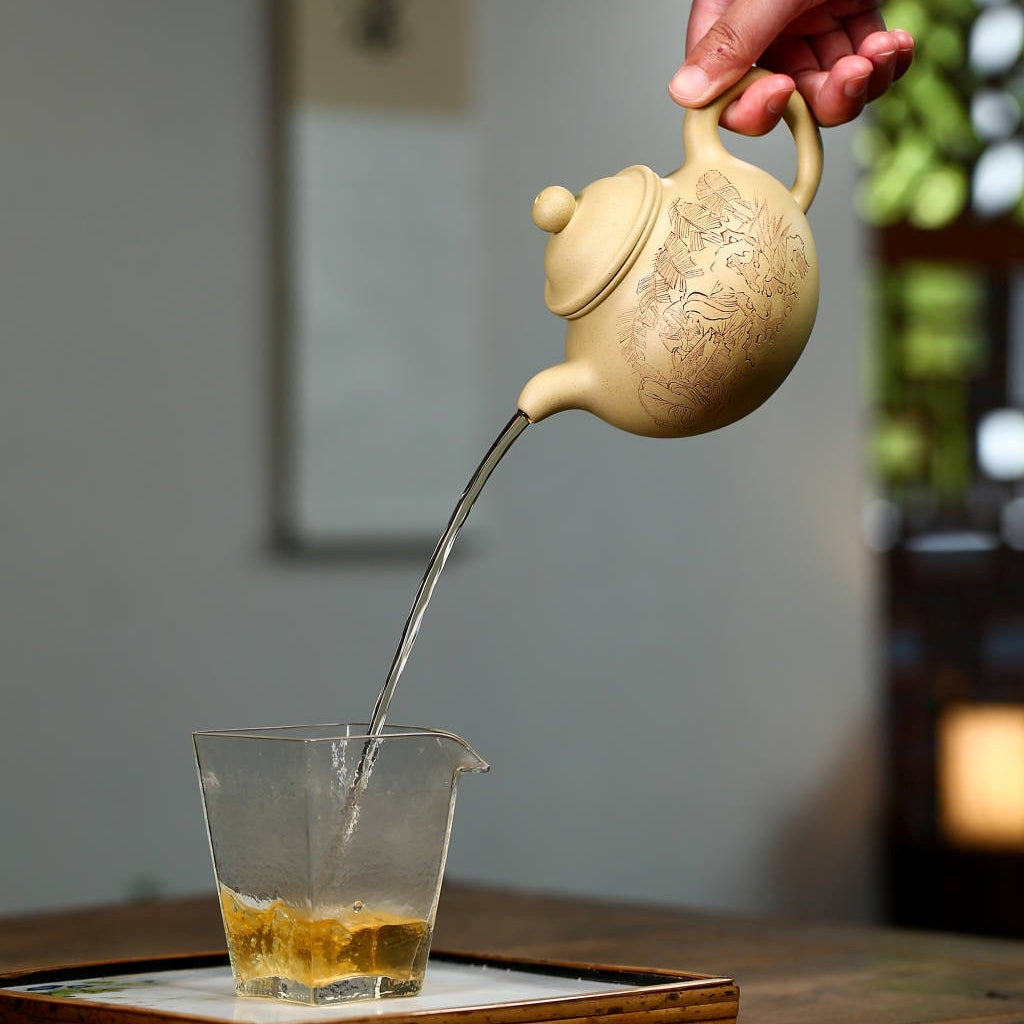 SILINE Master Handmade Yixing Zisha Clay Teapot -350ml,Luni  国工吴伟明,大亨掇球