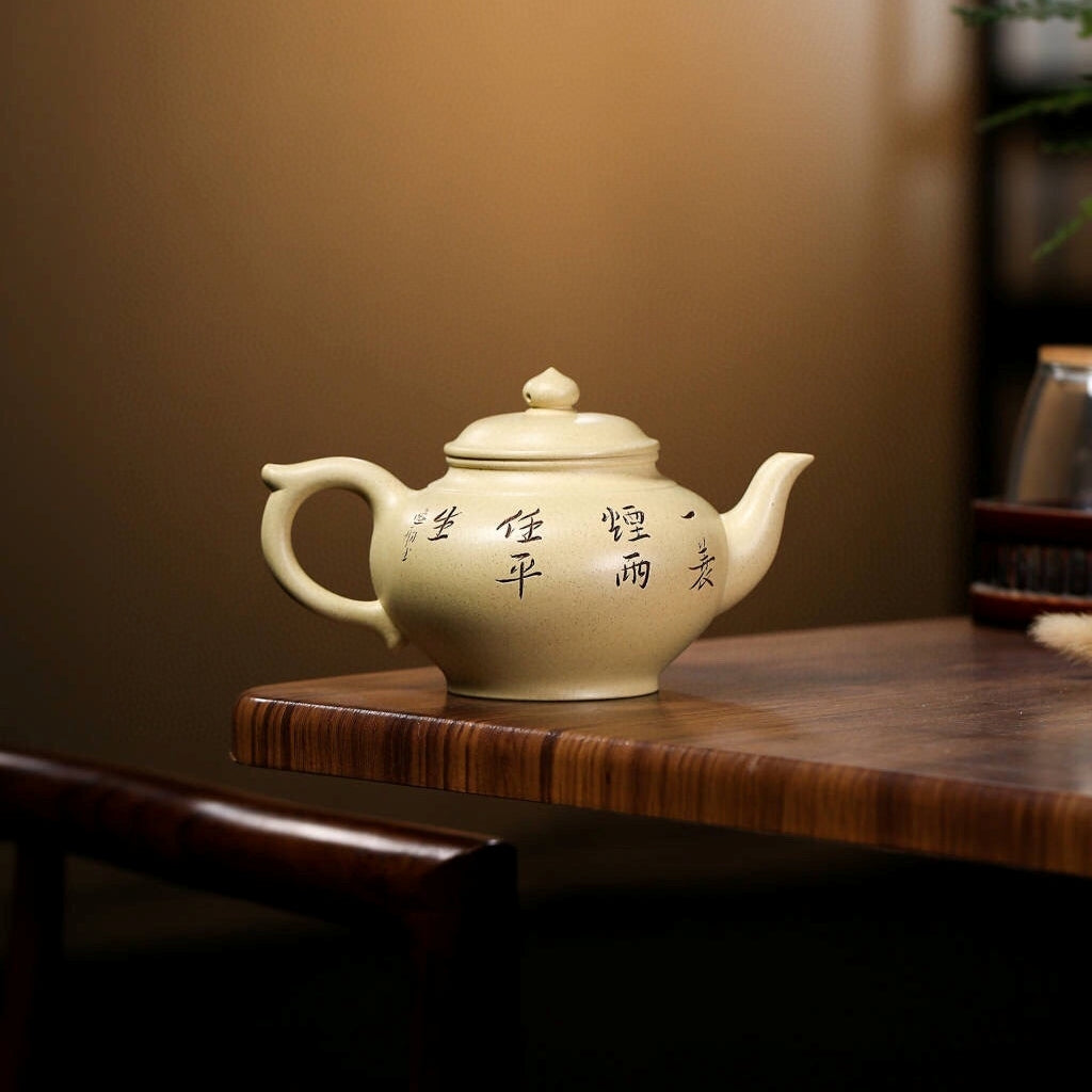 SILINE Master Handmade Yixing Zisha Clay Teapot -280ml,Luni 国工吴伟明,笑樱