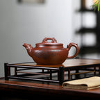 SILINE Master Handmade Yixing Zisha Clay Teapot -310ml,Zini 国工吴伟明,龙腾