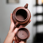 SILINE Master Handmade Yixing Zisha Clay Teapot -310ml,Zini 国工吴伟明,龙腾