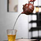 SILINE Master Handmade Yixing Zisha Clay Teapot -390ml,Zini 国工吴伟明,莲莲高升