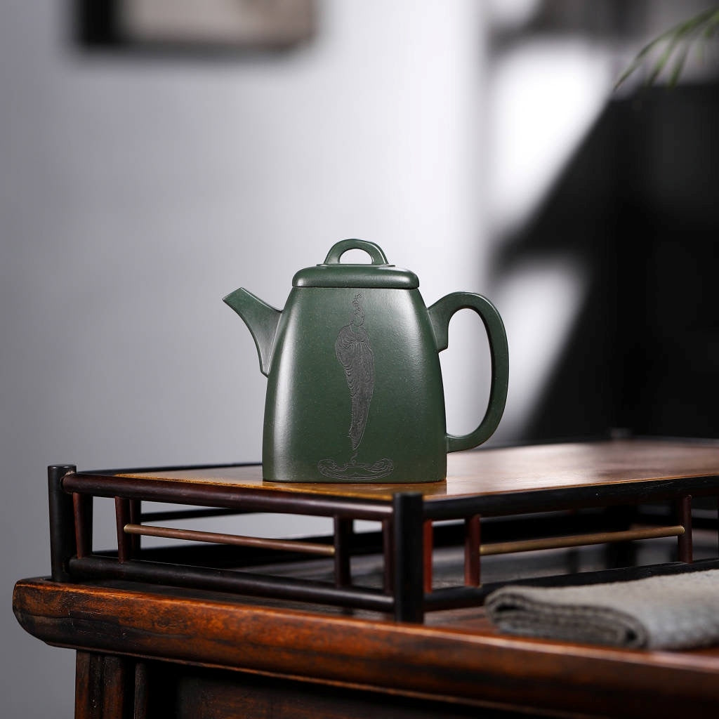 SILINE Master Handmade Yixing Zisha Clay Teapot -280ml,Luni 国工吴伟明,缘