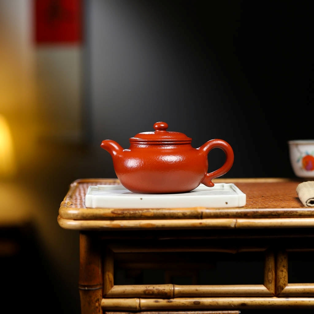 SILINE Master Handmade Yixing Zisha Clay Teapot -230ml,Zhuni 国工吴伟明,大亨仿古