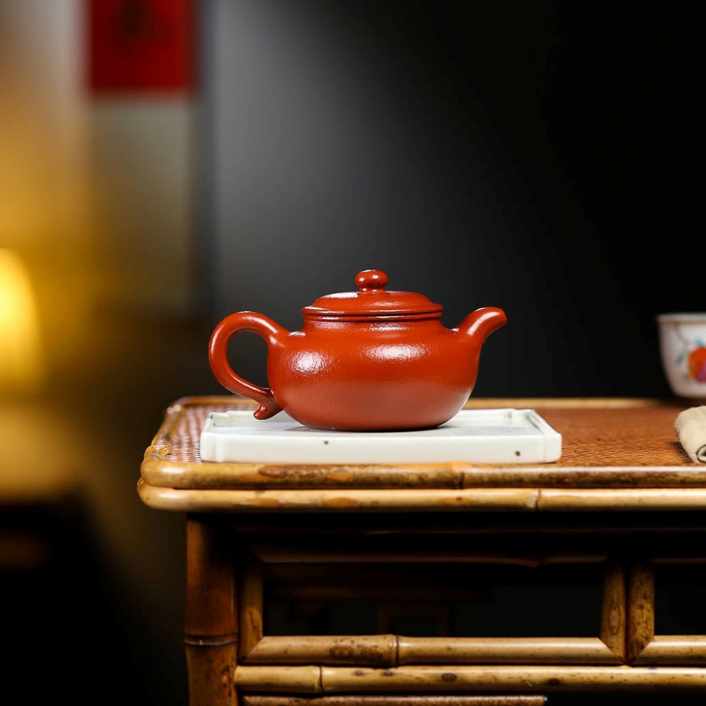 SILINE Master Handmade Yixing Zisha Clay Teapot -230ml,Zhuni 国工吴伟明,大亨仿古