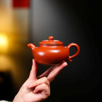 SILINE Master Handmade Yixing Zisha Clay Teapot -230ml,Zhuni 国工吴伟明,大亨仿古