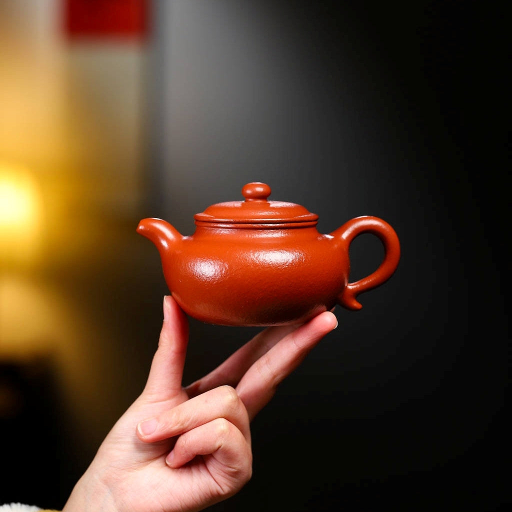 SILINE Master Handmade Yixing Zisha Clay Teapot -230ml,Zhuni 国工吴伟明,大亨仿古