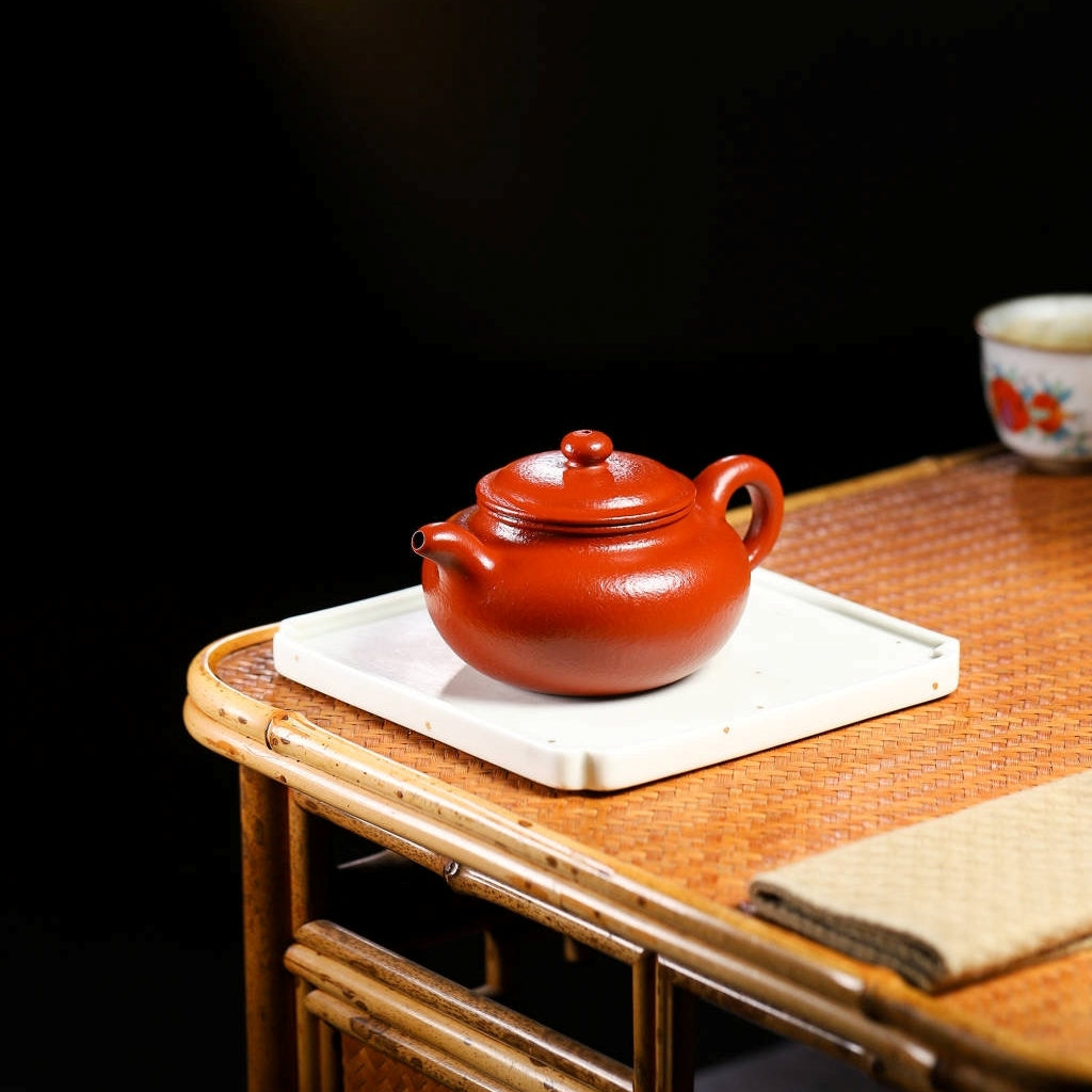 SILINE Master Handmade Yixing Zisha Clay Teapot -230ml,Zhuni 国工吴伟明,大亨仿古