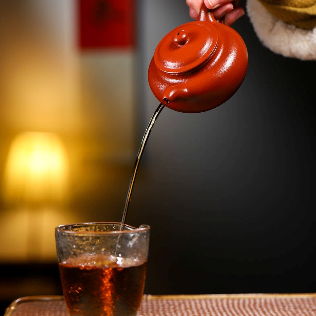 SILINE Master Handmade Yixing Zisha Clay Teapot -230ml,Zhuni 国工吴伟明,大亨仿古