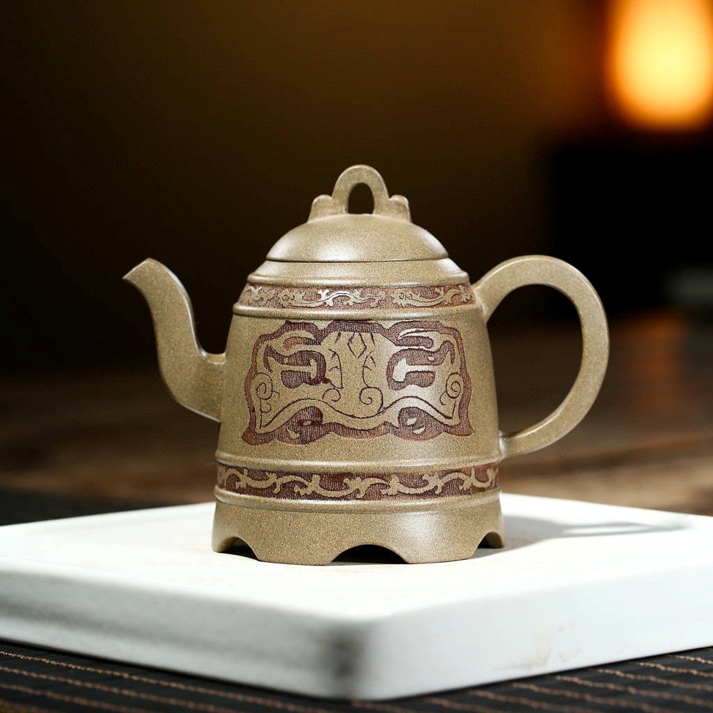SILINE Master Handmade Yixing Zisha Clay Teapot -310ml,Duanni 国工吴伟明,如意金钟
