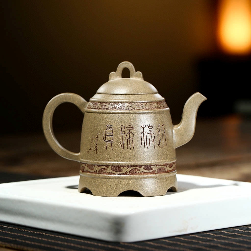 SILINE Master Handmade Yixing Zisha Clay Teapot -310ml,Duanni 国工吴伟明,如意金钟
