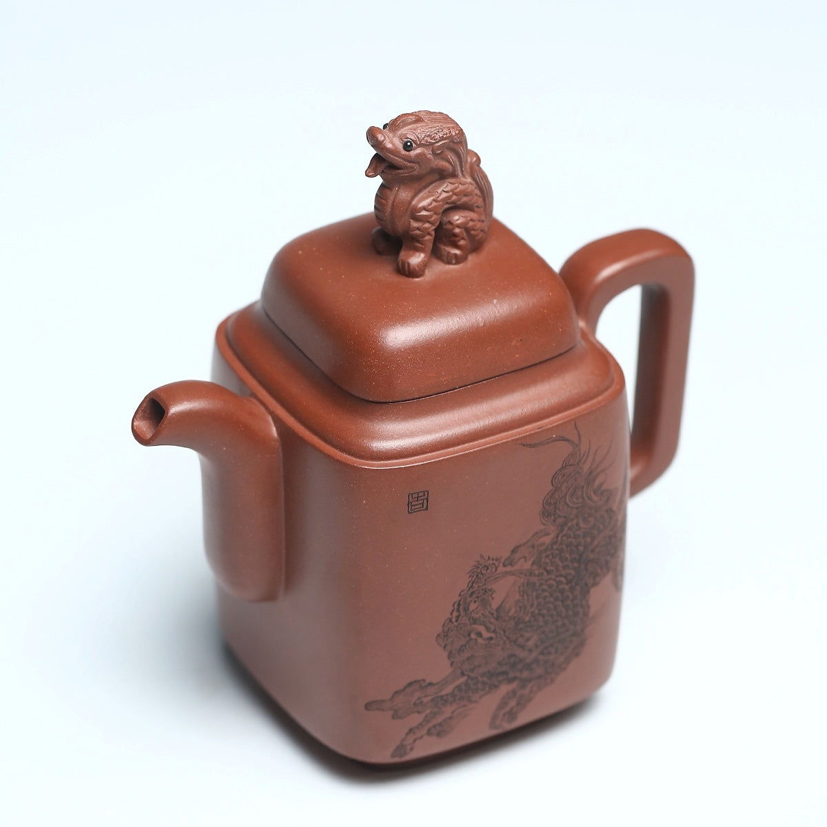 SILINE Professor Master Handmade Yixing Zisha Clay Teapot -500ml,Zini 正高尹祥明,河清三日
