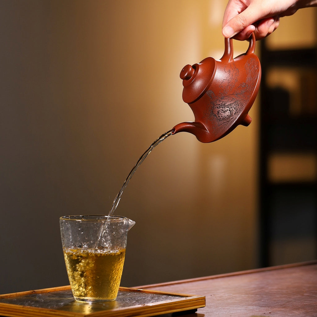 SILINE Senior Master Handmade Yixing Zisha Clay Teapot -320ml,Zini 高工储国峰,水云间