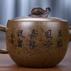 SILINE Senior Master Handmade Yixing Zisha Clay Teapot -280ml,Duanni 高工范永芳,慢步人生