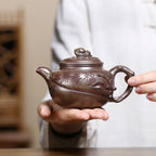 SILINE Senior Master Handmade Yixing Zisha Clay Teapot -240ml,Duanni 高工范永芳,寿桃壶