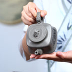 SILINE Master Handmade Yixing Zisha Clay Teapot -280ml,Zini 国工霍菊华,纳财貔貅