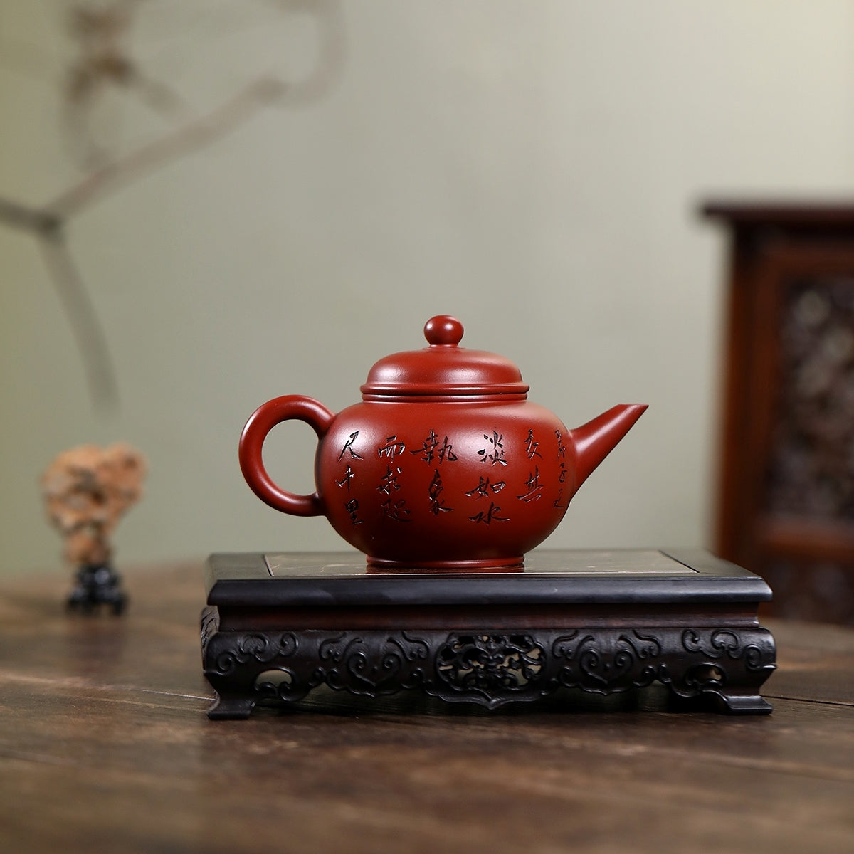 SILINE Master Handmade Yixing Zisha Clay Teapot -310ml,Zhuni 国工霍菊华,水平