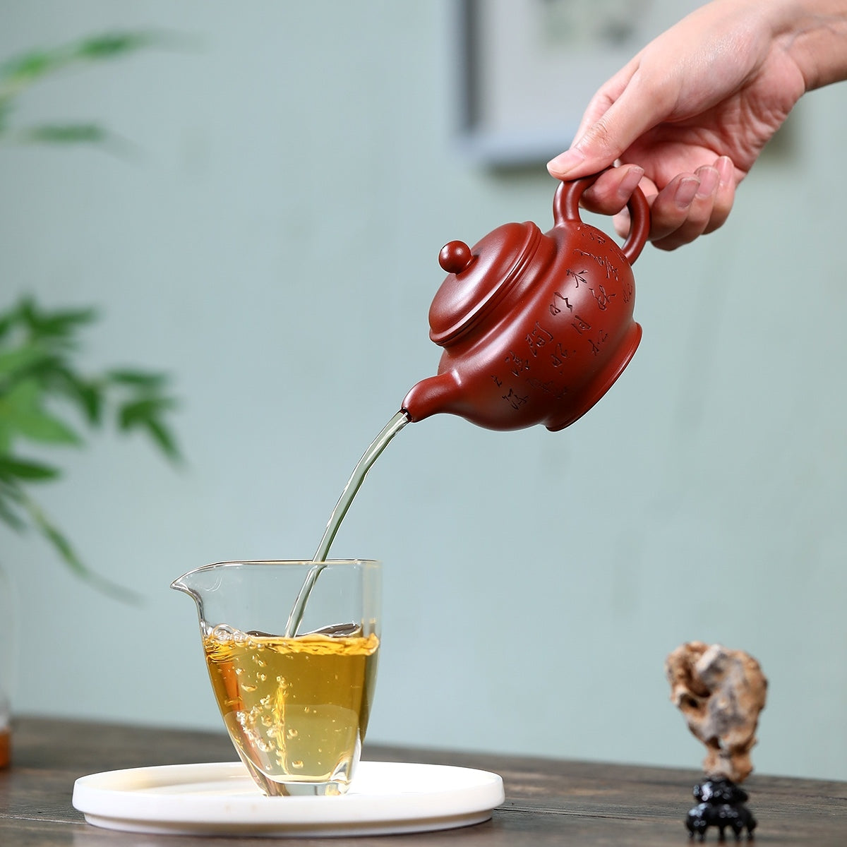 SILINE Master Handmade Yixing Zisha Clay Teapot -280ml,Zhuni 国工霍菊华,掇只