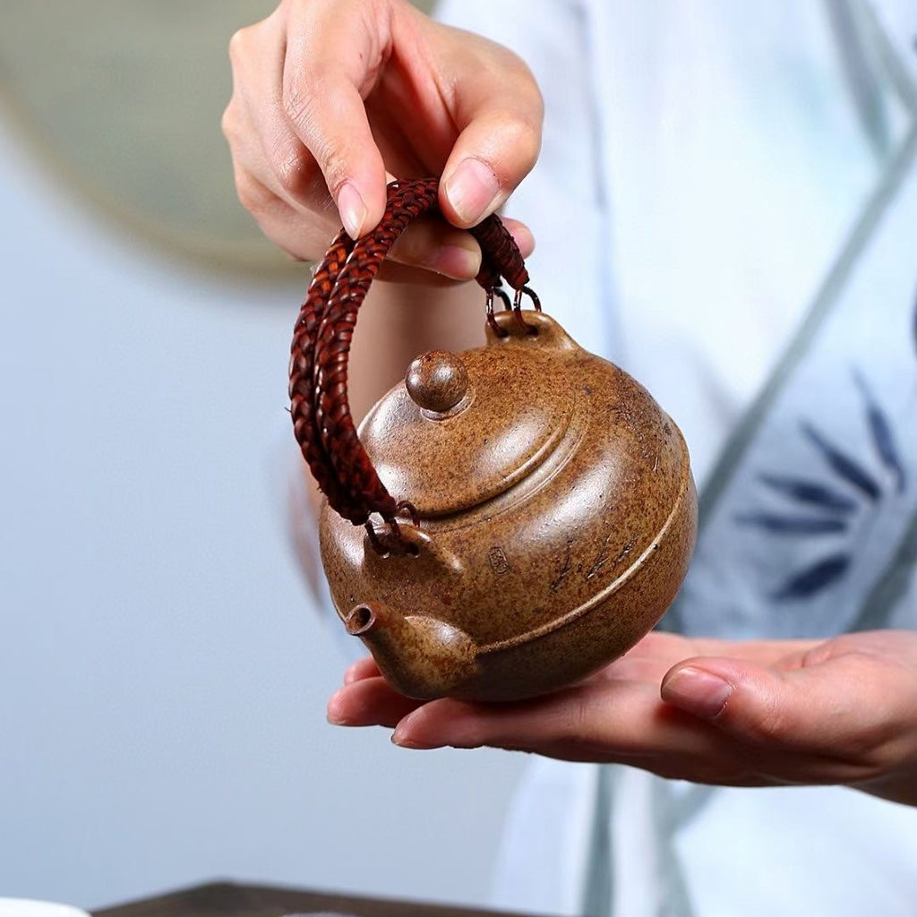 SILINE Master Handmade Yixing Zisha Clay Teapot -250ml,Duanni 国工霍菊华,富贵有余
