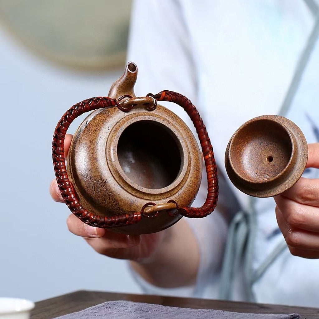 SILINE Master Handmade Yixing Zisha Clay Teapot -250ml,Duanni 国工霍菊华,富贵有余