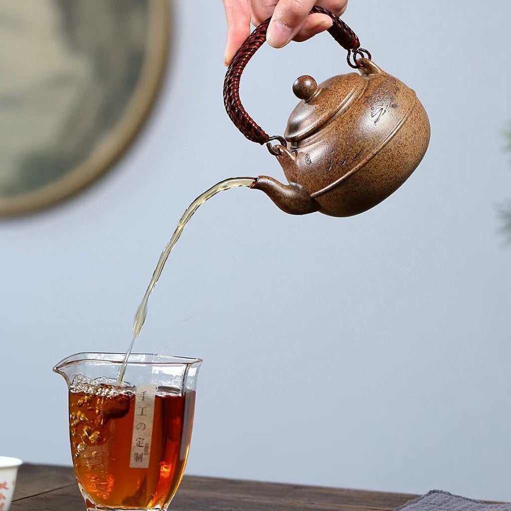 SILINE Master Handmade Yixing Zisha Clay Teapot -250ml,Duanni 国工霍菊华,富贵有余