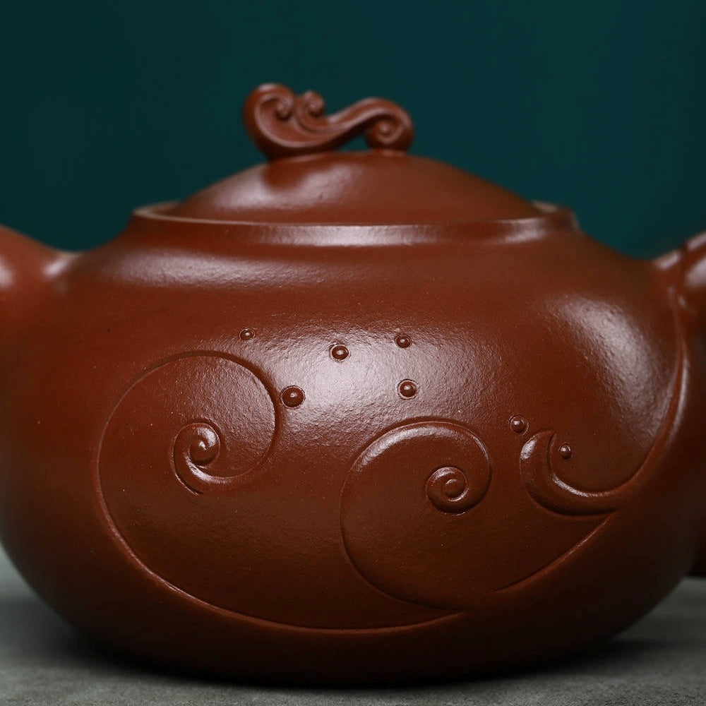 SILINE Senior Master Handmade Yixing Zisha Clay Teapot -430ml,Zini 高工范永芳,浪淘沙