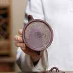 SILINE Senior Master Handmade Yixing Zisha Clay Teapot -200ml,Zini 高工范永芳,竹节柱瓢