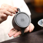 SILINE Senior Master Handmade Yixing Zisha Clay Teapot -160ml,Heini 高工范永芳,汉瓦