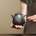 SILINE Senior Master Handmade Yixing Zisha Clay Teapot -200ml,Wuni 高工范永芳,高石瓢