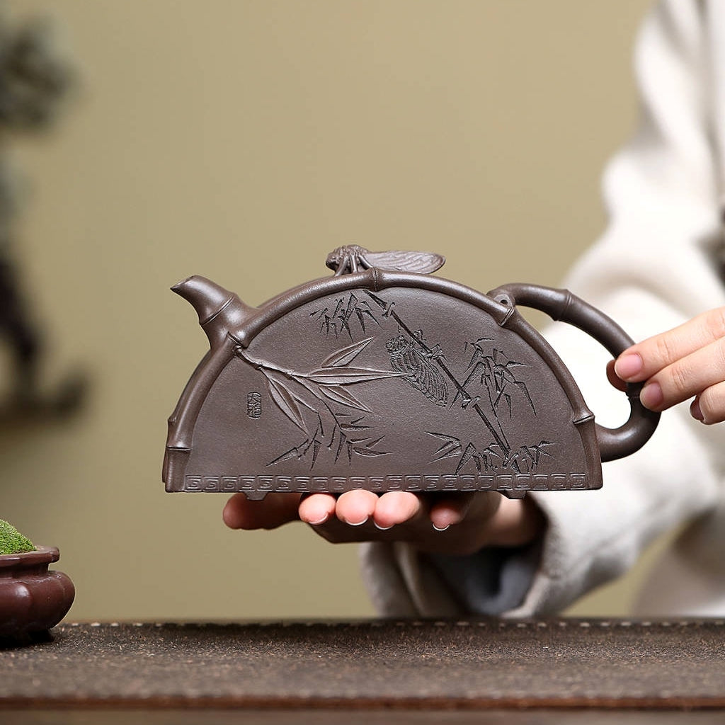 SILINE Senior Master Handmade Yixing Zisha Clay Teapot -360ml,Zini 高工范永芳,知足壶